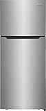Frigidaire FFHT1822UV 18 cu. ft. Refrigerator with Spacious Interior Storage, Humidity Controlled Crispers to keep produce fresh for longer, Bright LED Lighting, Energy Star Certified, in Silver