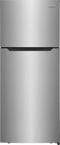 Image of Frigidaire FFHT1822UV 18 cu. ft. Refrigerator with Spacious Interior Storage, Humidity Controlled Crispers to keep produce fresh for longer, Bright LED Lighting, Energy Star Certified, in Silver