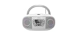  RADIO CD FONESTAR BOOM-GO-B BLANCO 4W RMS BLUETOOTH FM USB/MP3 AUX IN SALIDA AURICULARES EFECTOS LUMINOSOS