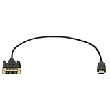 Cmple - HDMI to DVI Cable Gold Digital HDTV Male to Male - 1.5ft