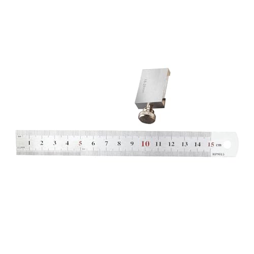 Herramienta de carpintería para carpintería con tope deslizante de posicionamiento, calibre de marcado de carpintería de aluminio, 15/20/30/40 cm