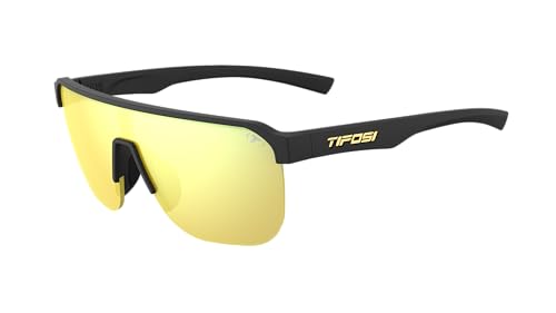 Tifosi Optics Sanctum SL Sunglasses (Matte Black (Smoke Yellow Mirror))