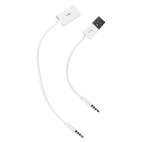 zalati 3.5mm Jack vers USB 2.0 Femelle Convertisseur Extension Câble Adaptateur MP3 Aux Audio Plug Convertisseur Câble pour MP3/MP4 PC