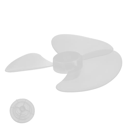 HONMEET Aspas para Ventilador de Mesa y Pedestal, Pieza de Reparación de Ventilador en Posición Vertical de Plástico Diámetro de Agujero de 8mm, Adecuado para Decoración Verano Hogar