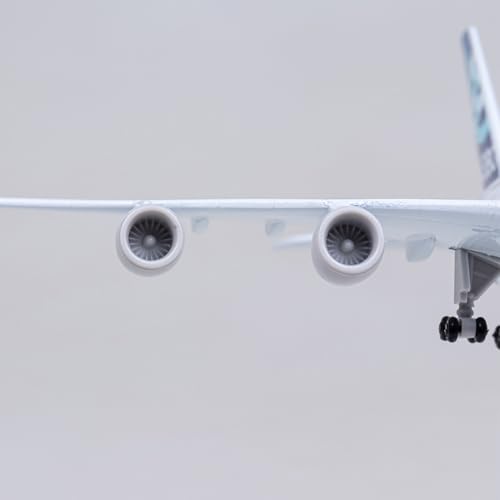 A380 Diecast Airplane Model - 1/400 Scale Metal Prototype Plane for Gift Collectible