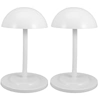 Healeved Healeved White Wig Stand Head Holder for Wigs and Hats Compact Pp Design Perfect for Display and Styling 26X32X16Cm