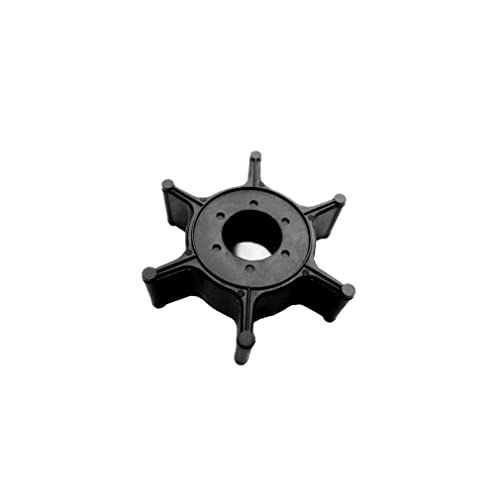 WINGOGO Water Pump Impeller 6E0-44352-00 6E0-44352-003 Replacement for Yamaha Outboard 4 5 6 HP F4 F6 Boat Motor Engine Parts Sierra 18-3073 6E0-44352-00-00 6EO-44352-00 47-96305M