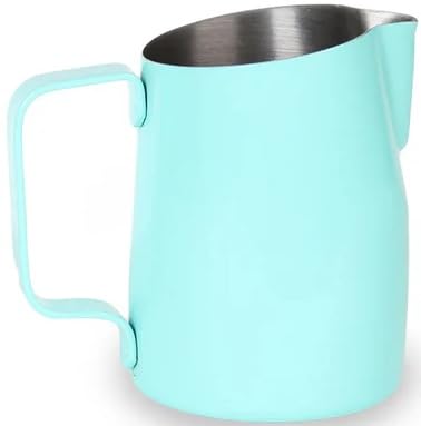 【公式】WPM | シャープスパウト Sharp spout ミルクピッチャー 450ml HC7107TB (ターコイズブルー)（Amazon）