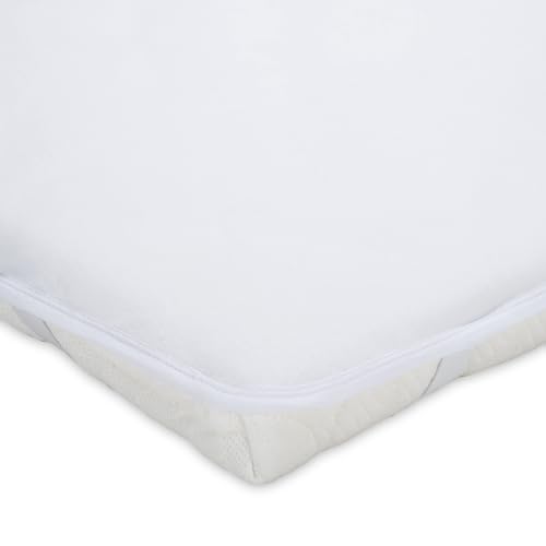 FabiMax 3948 Wasserdichte, kochfeste Molton-Matratzenauflage für Laufgitter 100x100 cm