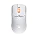 Produktbild Fnatic BOLT Weiße Kabellose Gaming Maus  Pixart 3370 Sensor, 69g, WiFi & Bluetooth, Akkulaufzeit 110210 h, USB-C-Aufladung, Kailh GM 8.0-Schalter, 4 Profile & DPI-Stufen, reine PTFE-Skates (Windows)