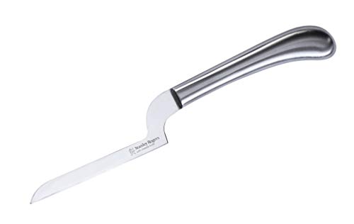 Stanley Rogers Weichkäsemesser 24 cm Pistol Grip, hochwertiges Käsemesser, Käseschneider ideal für weichen Käse, Messer mit Edelstahlklinge, langlebiges Käsebeil (Farbe: Silber) Cover