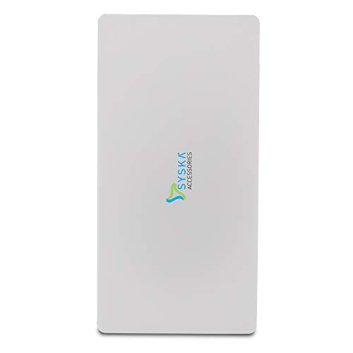 Syska Power Slice100 10000mAH Power Bank (White)
