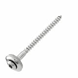 100 Stück Spenglerschrauben SCREW REBEL 4,5 x 60 mm - Edelstahl A2, Inox mit EPDM-Dichtscheibe Ø15mm TX 20 - mit CE Kennzeichung