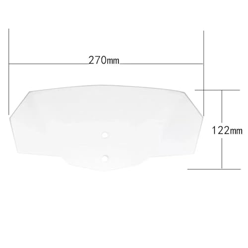 Extension de pare-brise de moto déflecteurs de vent pour TRK502 et BJ500