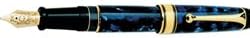 auroraOptima Blue Auroloide with Gold Plated Trim Fountain Pen