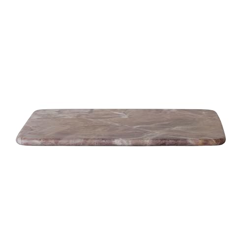 Tabla para cortar y quesos de mármol rectangular rosa miniatura 3
