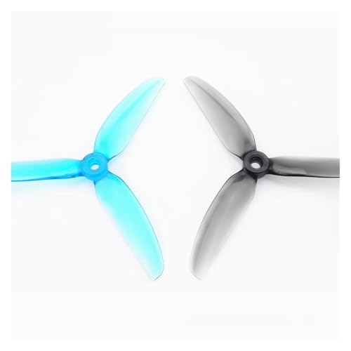 Hélice à 3 pales 5x4.3x3 V2S compatible HQProp avec profil aérodynamique rigide gris - 4