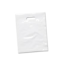 Practicon 1109651 WHI Patient Bags, 9" x 12", White Pack of 100