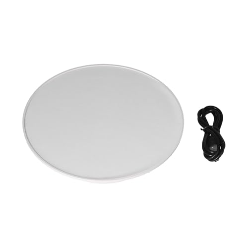 Julihai Support de Présentoir Rotatif motorisé 3 Vitesses Réglables pour