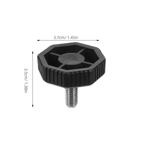 Pieds à vis pour balance électronique de précision noirs - 2