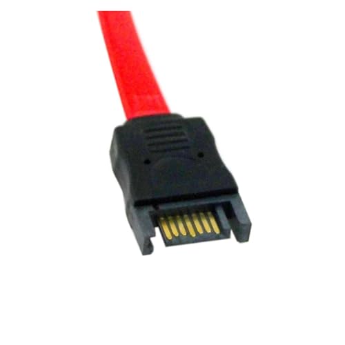 Cable Extensión SATA 7pin M-H 50 cm Rojo miniatura 3