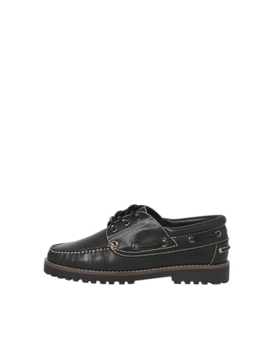 Chaussures bateau en cuir JACK & JONES Jfwbrooklyn pour homme style classique