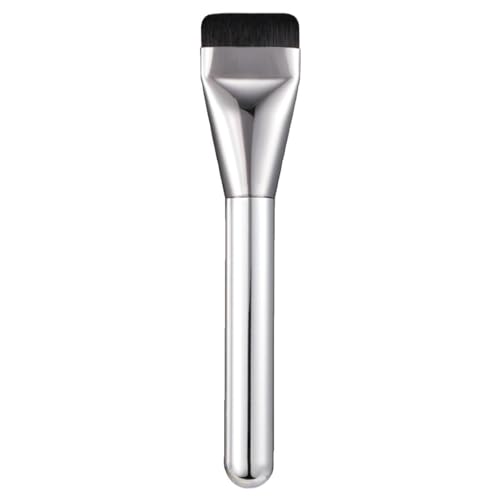 Brocha Plana Para Base - Brocha Cosmética Para Base Líquida, Corrector Potable, Brocha Para Ojos De Cara Completa | Brocha De Maquillaje De Base Premium Para Crema De Base Líquida