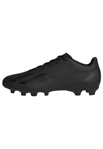 adidas X Crazyfast.4 Flexible Ground Boots, Botas de fútbol Unisex Adulto, Core Black/Core Black/Core Black, 46 EU