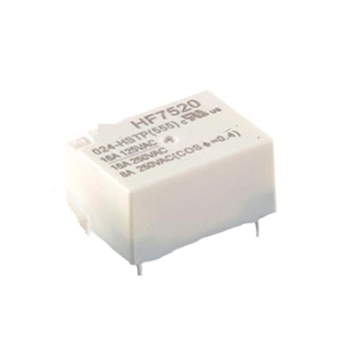 Relais HF7520 DC 12V 16A avec contact normalement ouvert haute conductivité