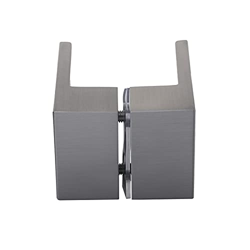 Poignée de porte en verre monotrou en alliage de zinc bouton de douche - 8