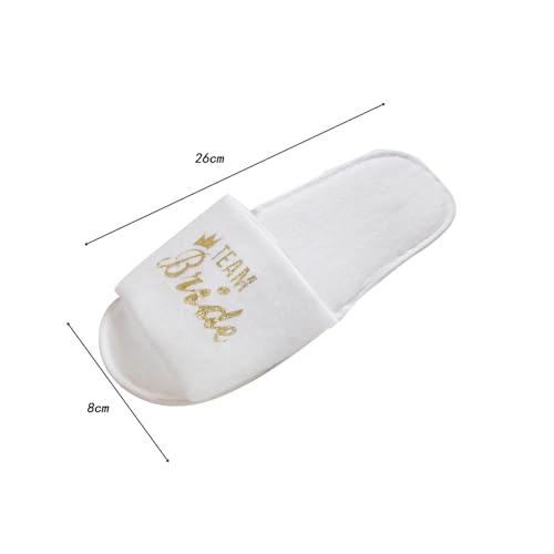Qianly Chinelos de noiva descartáveis, chinelos de spa de hotel, chinelos para hóspedes em casa, chi