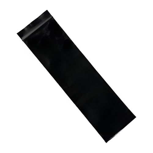 PABCK Black Poly Plastic Packaging Bags Resealable Bag 4.7x11.8 inch 100Pcs by PABCK - Used condition - Image 2