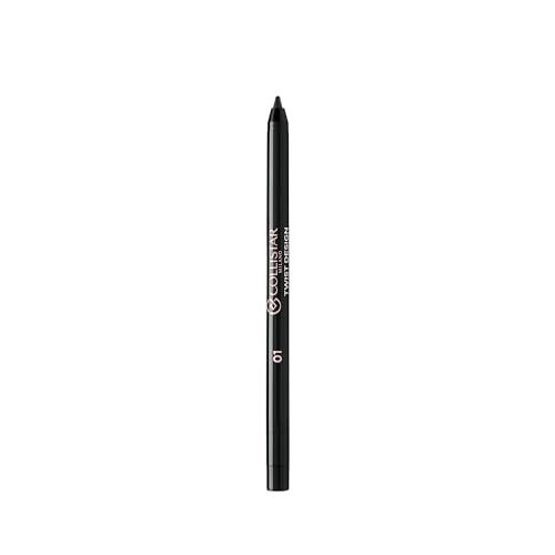 Collistar Twist Design Matita Occhi Automatica, Extra Precisione e Lunga Durata 24H, Waterproof, No Transfer, Temperino Integrato, Tratto Definito, Nero Eclissi, 0,5 gr