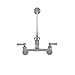 Zurn Z843M1-RC AquaSpec Wall-Mount Service Sink Faucet -Vacuum-Breaker Spout, Pail Hook, Wall Brace, Metal Lever Handles-Rough, Chrome, 8 inches