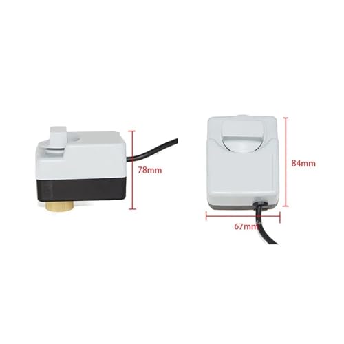 Válvula de bola motorizada eficiente DN15 con actuador eléctrico de 12-24V y doble vía de latón 4