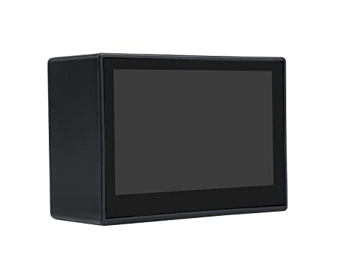 Image of Waveshare 4.3 Inch Touch Screen DSI LCD with Case for Raspberry Pi 4B, 800x480 Resolution Monitor IPS Capacitive Screen Support Raspbian /Ubuntu /Kali /Retropie /WIN10 IoT