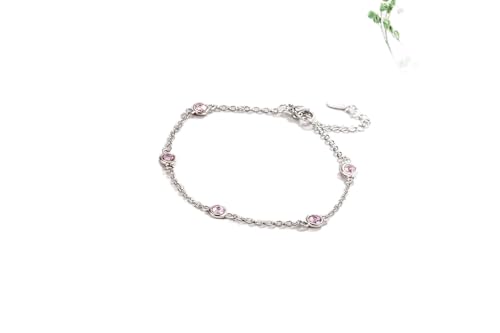 Pulseras de diamantes de 4,0 mm para bodas y eventos especiales