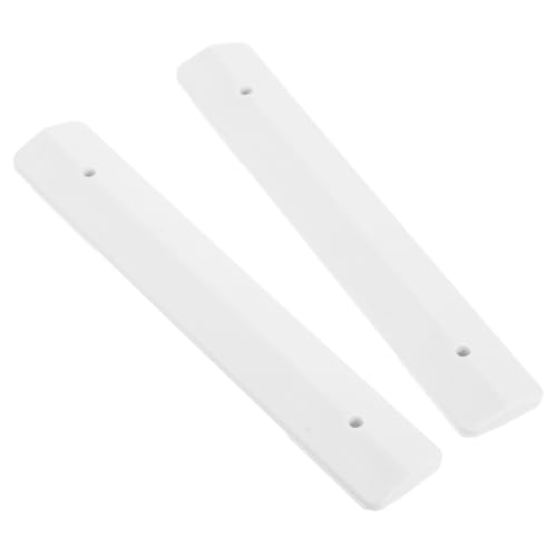 ULTECHNOVO 2pcs White Perforated Board Connectors Pegboard Panel Accessories for Wall Organizer Heavy Duty Hooks for Tool Hanger and Shelving