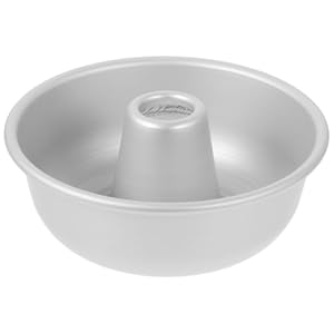 Lurrose 5.71″ Aluminium Ring Cake Tin, Non-Stick Savarin Mould for Baking, Professional Doughnut Maker Pan for Home Kitchen DIY