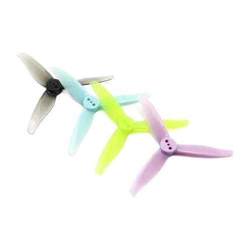 6/12ペア 3016プロペラ 3インチブレード 1.5mm穴 CW CCWプロペラ FPV DarwinFPVレーシングドローンクワッドコプター(6Pairs Purple 1.5mm)