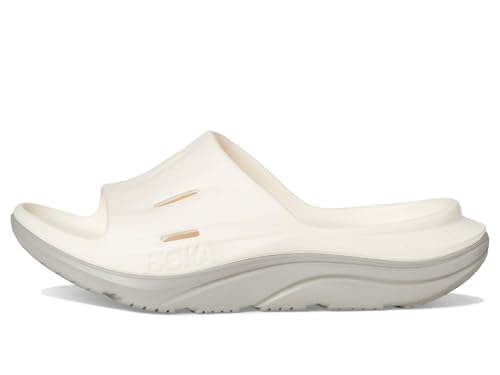 Image of Hoka Unisex Ora Recovery Slide 6 Alabaster /Stardust Men's 6, Women's 8