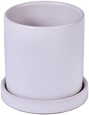 Amazon 植木鉢 陶器鉢 おしゃれ 受け皿付き 穴付き 色 鉢 プランター 鉢植え 北欧 室内 インテリア 部屋 飾り 観葉植物 多種サイズ 色選択可 ホワイト M 12 8cm Diy 工具 ガーデン