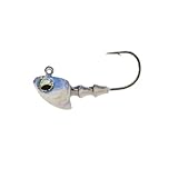6th Sense Crappie Jig Heads - Crappie Fishing Lures (Baby Shad, 1/8oz. #4 (5pk))
