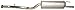 Bosal 163-551 Exhaust Silencer
