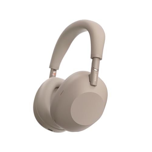 Image of Sony WH-1000XM6 The Best Wireless Noise Canceling Headphones, HD NC Processor QN3, 12 Microphones, Adaptive NC Optimizer, Mastered by Engineers, Studio-Quality- Sand Stone