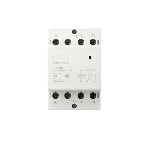 Contacteur ca domestique NCH8 triphasé 40A rail Din interrupteur bipolaire 500V