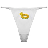 CafePress Inflatable Giraffe Classic Thong Underwear, Funny Womens Panties