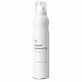 Vilgain® Kokosöl Spray | Natürliches Öl-Kochspray | Sprühflasche | 100% reines Öl aus biologischem Anbau | Für gesundes Kochen und Braten | Getrenntes Treibmittel, 200 ml