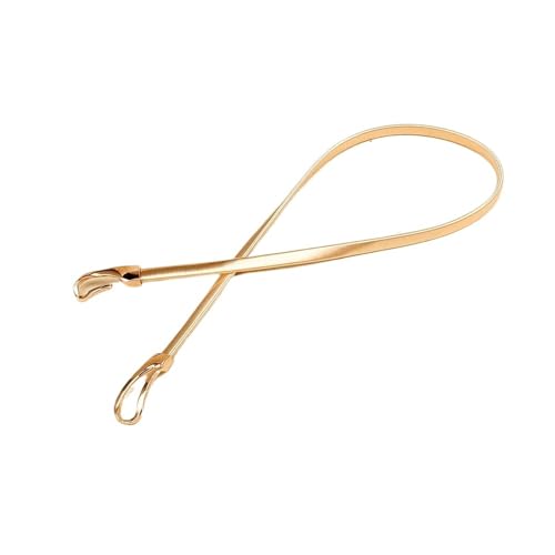 Women's Metal Spring Waist Chain Fashion Dress Double Buckle Elastic Chain Small Belt4