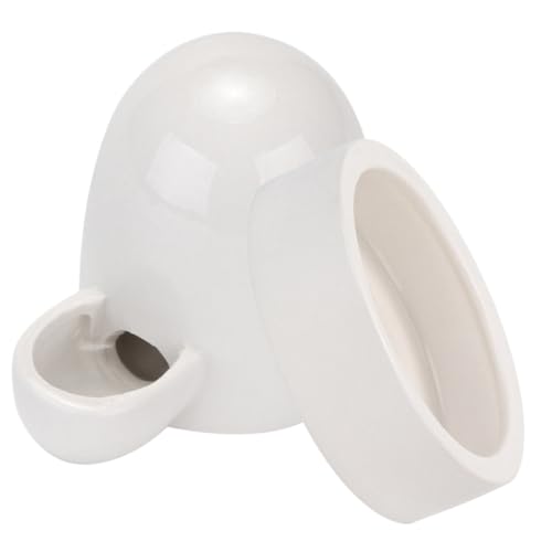 IWOWHERO - IWOWHERO Chicken Feeder and Waterer for Poultry Stable Ceramic Food Bowl and Water Drinker Suitable for Chickens Ducks Quails Multi- Container for Dry and Wet Food Easy to